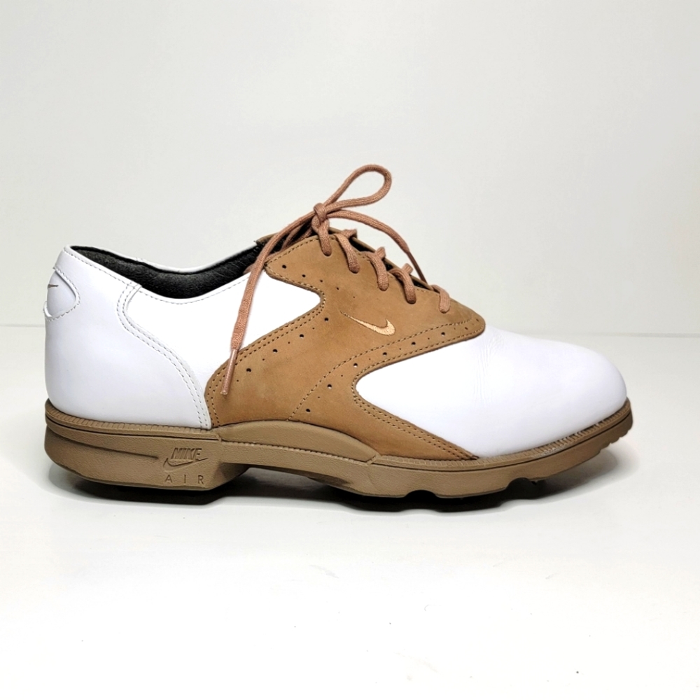 NIKE AIR | women's golf shoes suede leather lace up Size 7.5